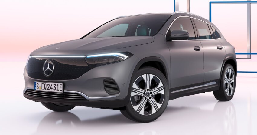 Mercedes-EQA 纯电SUV小改款发布, 外型动力与配备小改 231903