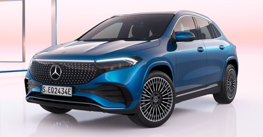 Mercedes-EQA 纯电SUV小改款发布, 外型动力与配备小改 231895