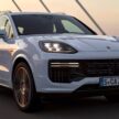 2024 Porsche Cayenne Turbo E-Hybrid 小改款面世, 号称史上最强最快的Cayenne, 4.0 V8引擎+电动马达, 3.7秒破百