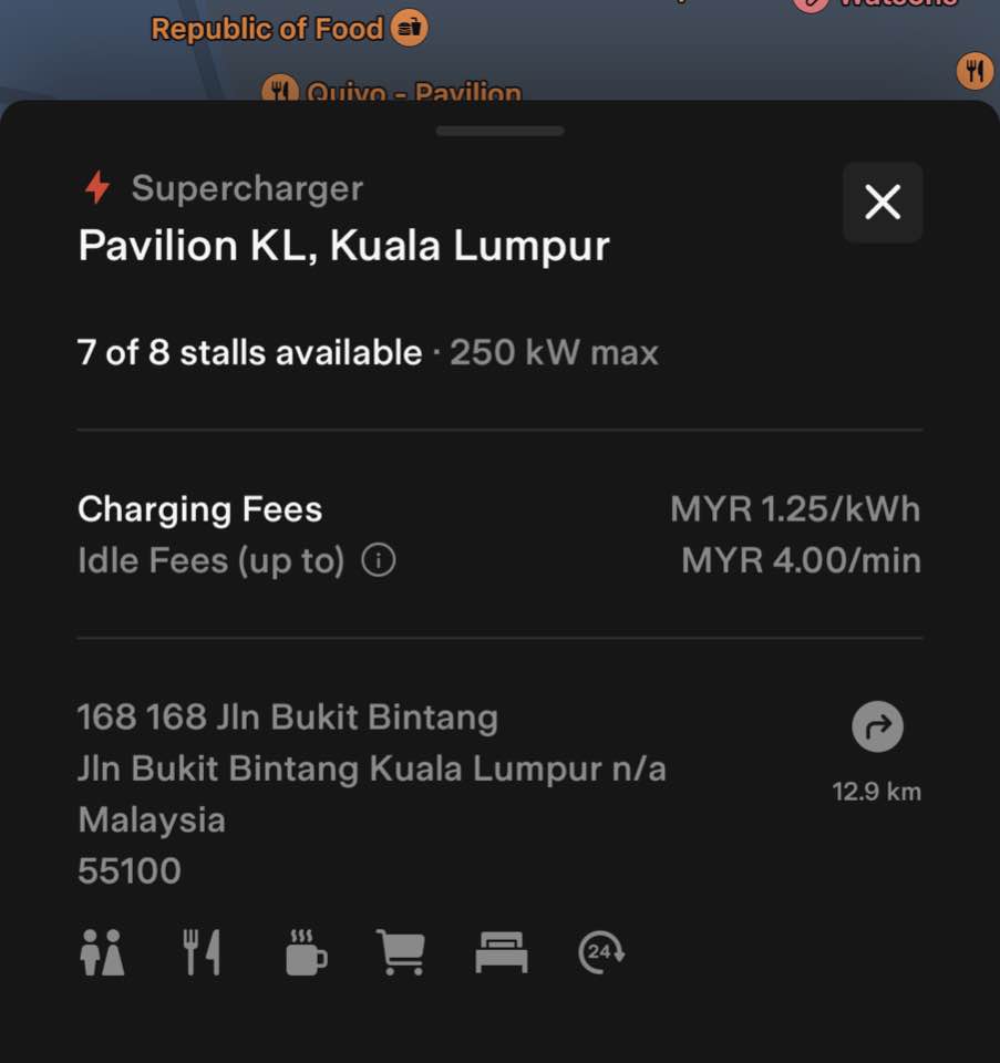 Pavilion KL Tesla 超级充电站正式启用! 收费RM1.25/kWh