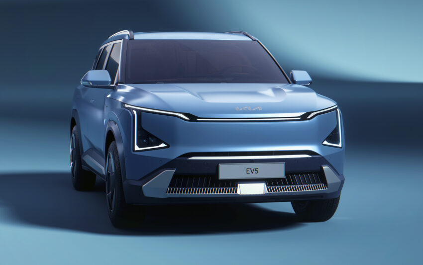 Kia EV5 全球首发, 定位比 EV6/EV9 入门, 新世代家族设计 231586