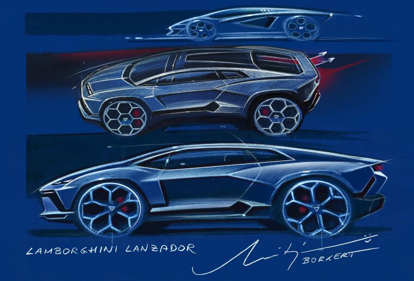 Lamborghini Lanzador 电动概念车亮相，2028年量产！2+2 座椅布局 Ultra GT，搭双马达或可输出1,360 PS马力 230509