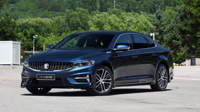 Perdana 后继车款? 基于吉利星瑞, Proton S70 假想图曝光 231726