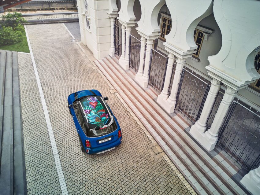 MINI Countryman Roof Art Edition 限量版本地开售, 车顶有本地艺术家特创彩色花卉图案, 正式售价从25.5万令吉起 233989