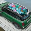MINI Countryman Roof Art Edition 限量版本地开售, 车顶有本地艺术家特创彩色花卉图案, 正式售价从25.5万令吉起