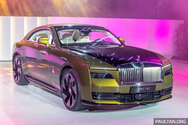 Rolls Royce Spectre 本地面市！劳斯莱斯首款纯电双门四座轿跑, 584 hp / 900 Nm, 580公里续航；净车价200万令吉