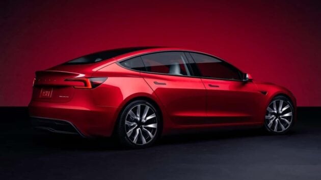 Tesla Model 3 小改款更多细节获公布, 全车搭载双层隔音玻璃, 改用全新避震器, 操控与稳定性更好, 我国已开放预订
