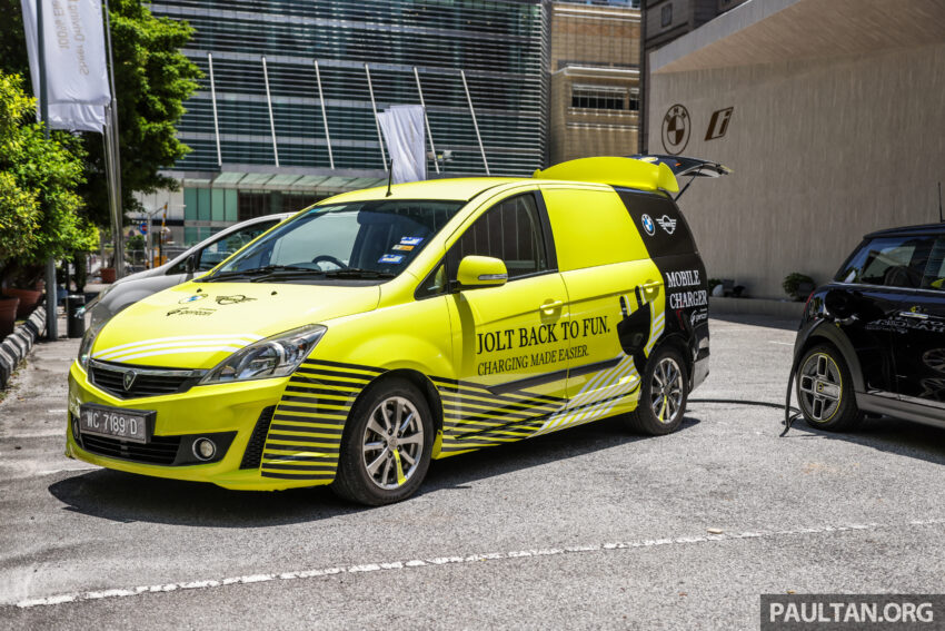 Gentari 与 BMW Malaysia 合作推出 Charge Go 流动充电车；采用 Proton Exora 改造，支持DC快充，今年备好4台 233506
