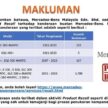 JPJ 公布统一召回资讯, Mercedes-Benz, Nissan, DS, Peugeot, Citroen, Honda 两轮摩多与 MAN 商用罗里在列