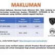 JPJ 公布统一召回资讯, Mercedes-Benz, Nissan, DS, Peugeot, Citroen, Honda 两轮摩多与 MAN 商用罗里在列