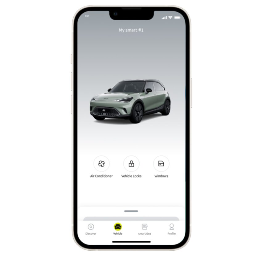 smart 推出 Hello 手机应用程序, 可直接预约保养维修, 遥控车辆部份功能, 查看电量与充电状态, 查询公共充电桩资讯 233296