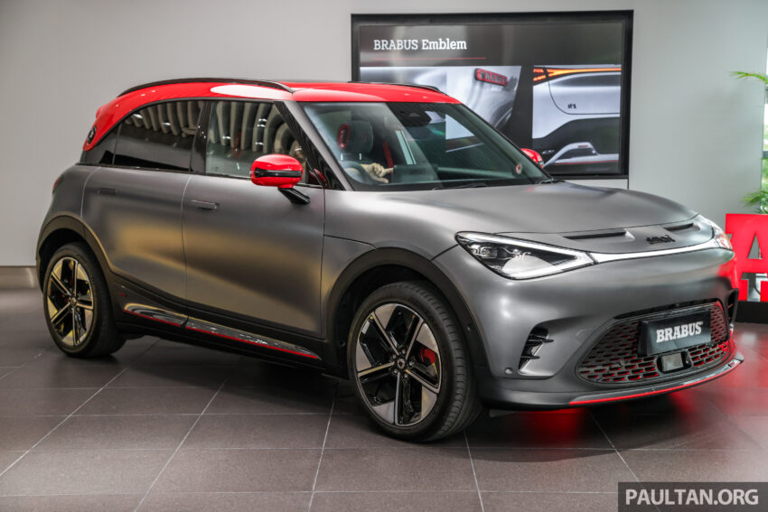smart #1 Brabus 本地公开预览，完整规格配备揭晓！主打高性能，搭载双马达最大输出428 PS / 543 Nm，3.7秒破百 234422