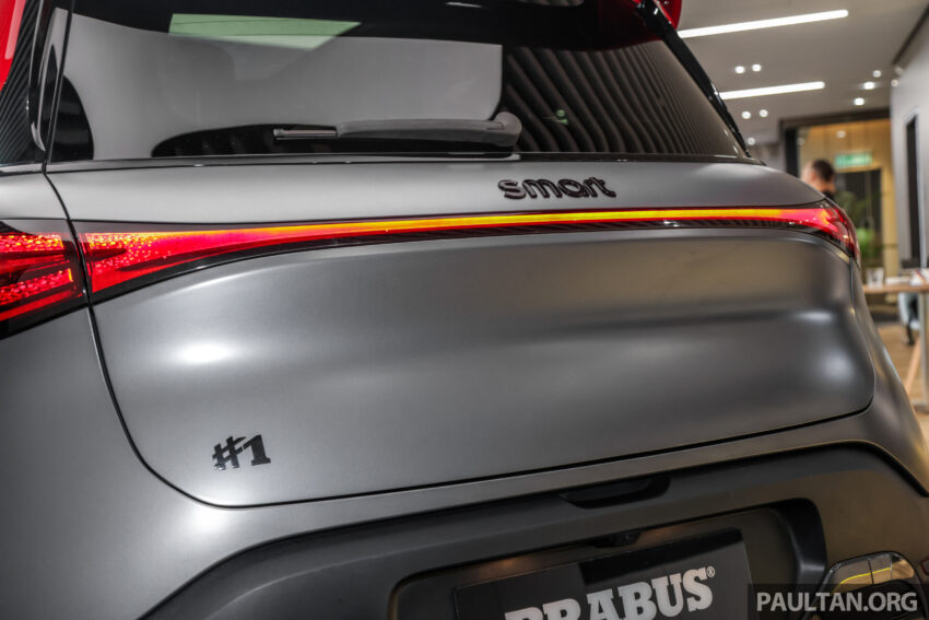 smart #1 Brabus 本地公开预览，完整规格配备揭晓！主打高性能，搭载双马达最大输出428 PS / 543 Nm，3.7秒破百 234455