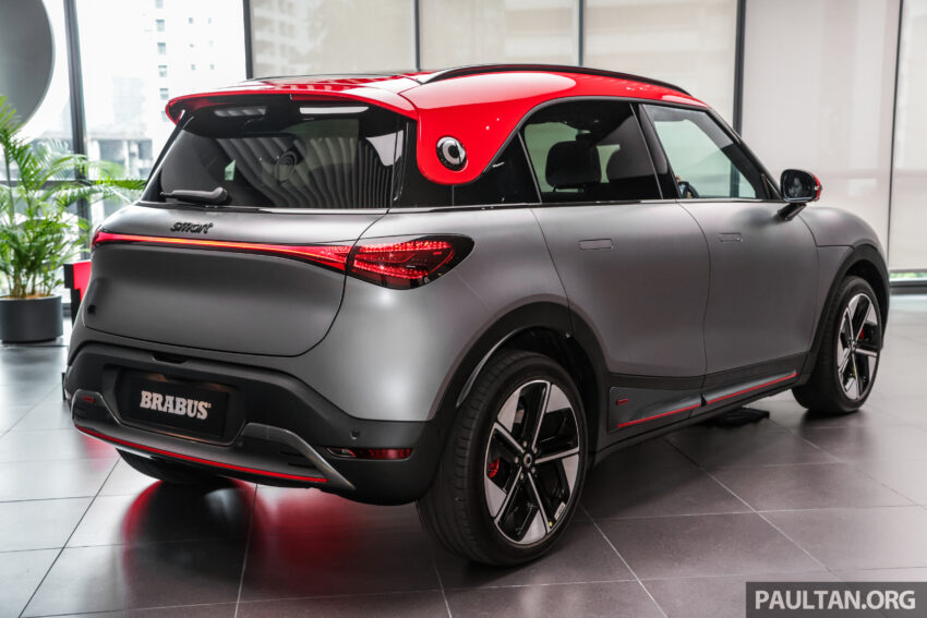 smart #1 Brabus 本地公开预览，完整规格配备揭晓！主打高性能，搭载双马达最大输出428 PS / 543 Nm，3.7秒破百 234424