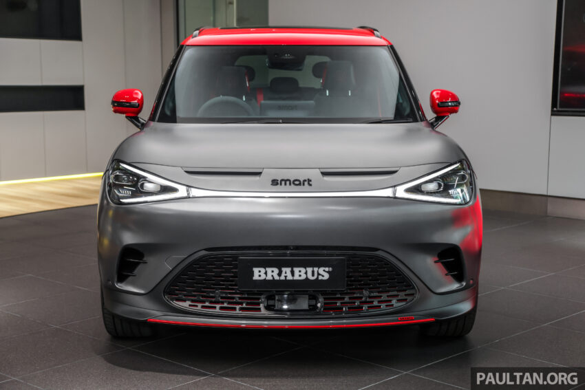 smart #1 Brabus 本地公开预览，完整规格配备揭晓！主打高性能，搭载双马达最大输出428 PS / 543 Nm，3.7秒破百 234425