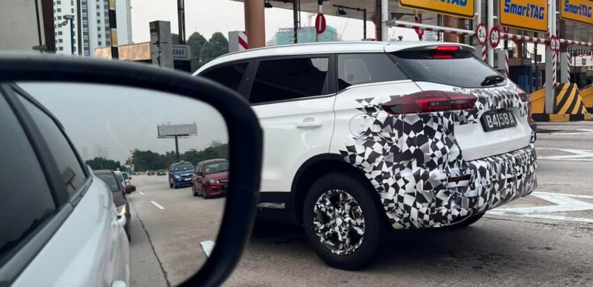 2024 Proton X70 小改款本地测试被拍, 基于2022吉利博越小改款进行改造, 车头造型变化幅度较大, 荧幕或有升级 234358