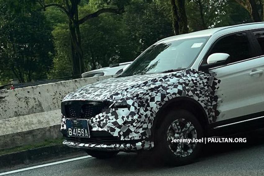 2024 Proton X70 小改款本地测试被拍, 基于2022吉利博越小改款进行改造, 车头造型变化幅度较大, 荧幕或有升级 234360