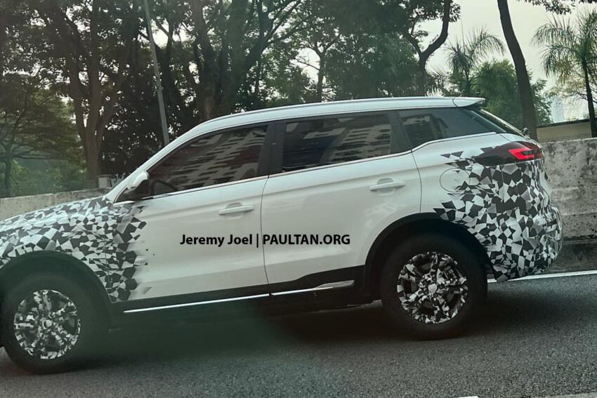 2024 Proton X70 小改款本地测试被拍, 基于2022吉利博越小改款进行改造, 车头造型变化幅度较大, 荧幕或有升级 234361