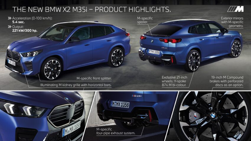 2024 BMW X2、电动版 iX2 官图发布！东京车展首发亮相 235339