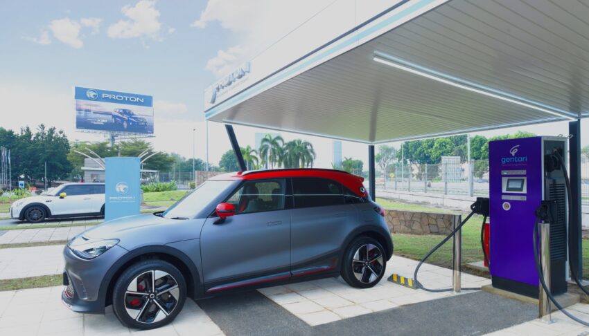宝腾莎亚南总部设输出达 100 kWh 的 Gentari 快速充电站 237777