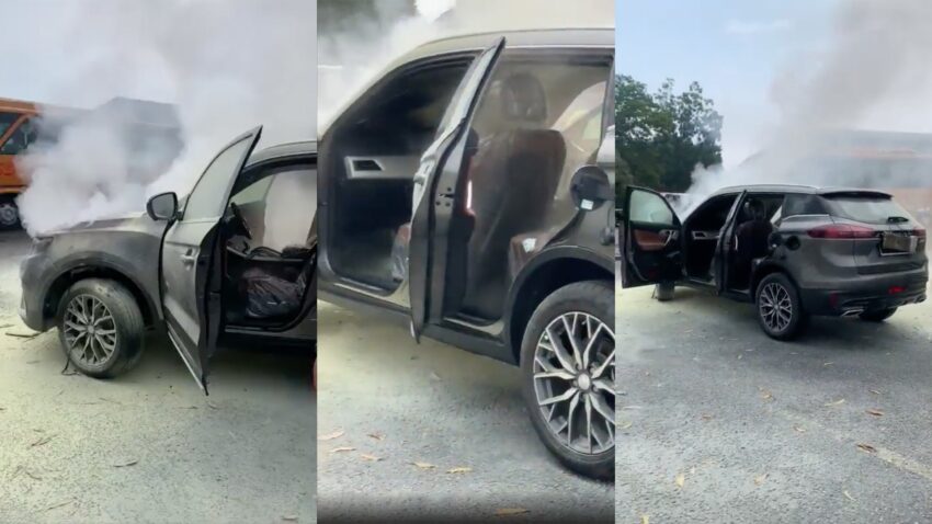 Proton 为 X70 新车自燃视频给出回应, 称已派人展开调查 235528