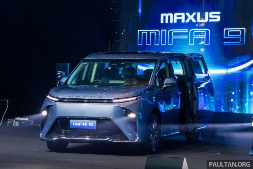 Maxus MIFA 9 纯电动豪华MPV本地上市, 9.2秒破百, 续航里程435公里, 半小时充电80%, 两个等级售价从27万令吉起 239240