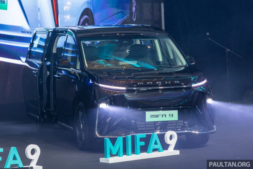 Maxus MIFA 9 纯电动豪华MPV本地上市, 9.2秒破百, 续航里程435公里, 半小时充电80%, 两个等级售价从27万令吉起 239274