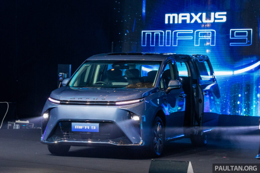 Maxus MIFA 9 纯电动豪华MPV本地上市, 9.2秒破百, 续航里程435公里, 半小时充电80%, 两个等级售价从27万令吉起 239060