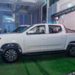 Maxus T90 EV 纯电动皮卡本地亮相, 续航里程330公里, 45分钟可充电至80%, 预估价从22万起, 今年尾或明年首季发布