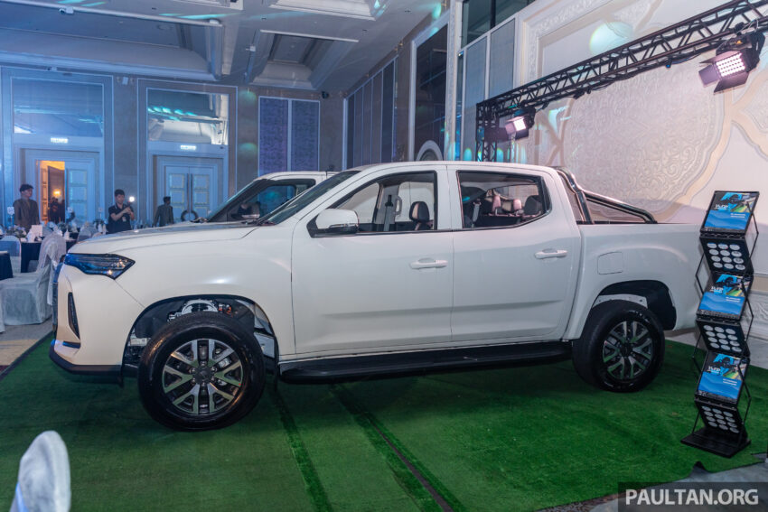 Maxus T90 EV 纯电动皮卡本地亮相, 续航里程330公里, 45分钟可充电至80%, 预估价从22万起, 今年尾或明年首季发布 239325