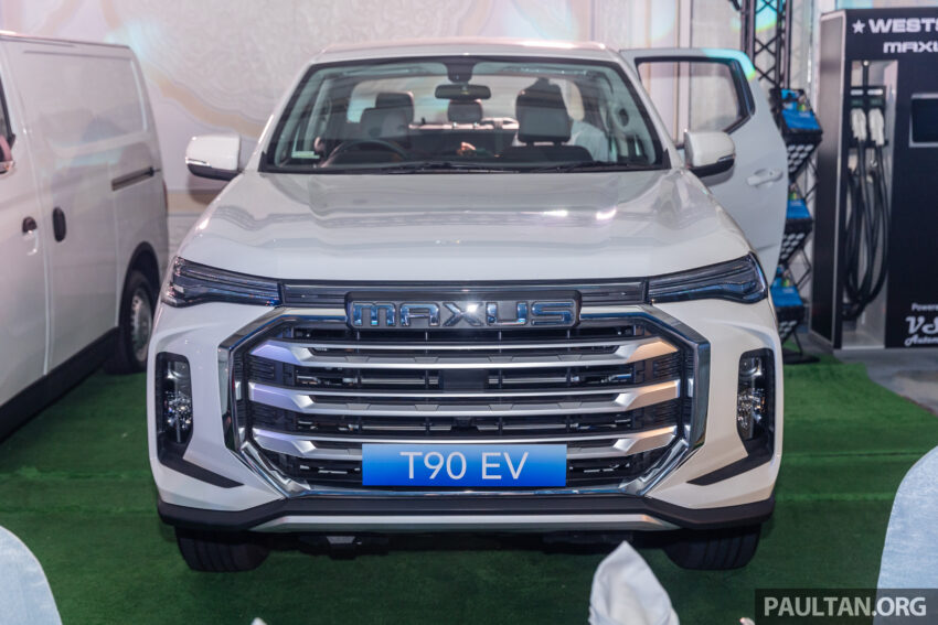 Maxus T90 EV 纯电动皮卡本地亮相, 续航里程330公里, 45分钟可充电至80%, 预估价从22万起, 今年尾或明年首季发布 239326