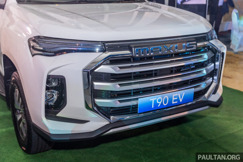 Maxus T90 EV 纯电动皮卡本地亮相, 续航里程330公里, 45分钟可充电至80%, 预估价从22万起, 今年尾或明年首季发布 239327