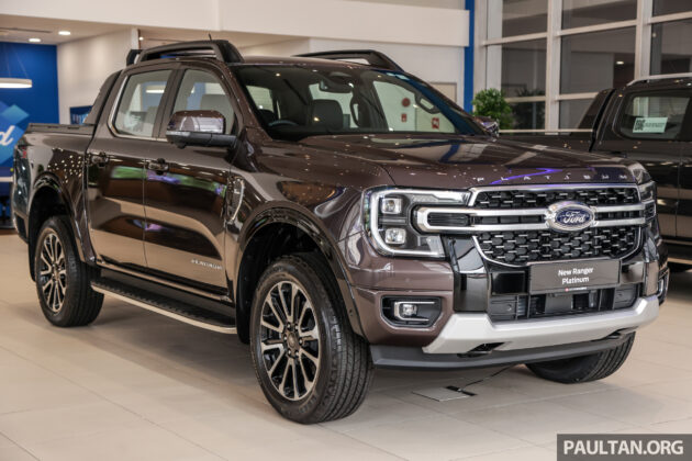 2023 Ford Ranger Platinum 新车实拍, 售价RM183,888