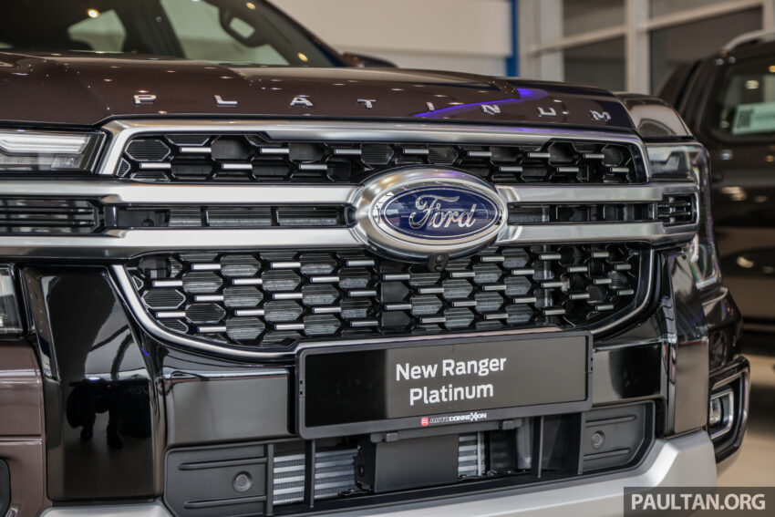 2023 Ford Ranger Platinum 新车实拍, 售价RM183,888 240228