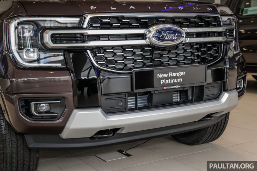 2023 Ford Ranger Platinum 新车实拍, 售价RM183,888 240229