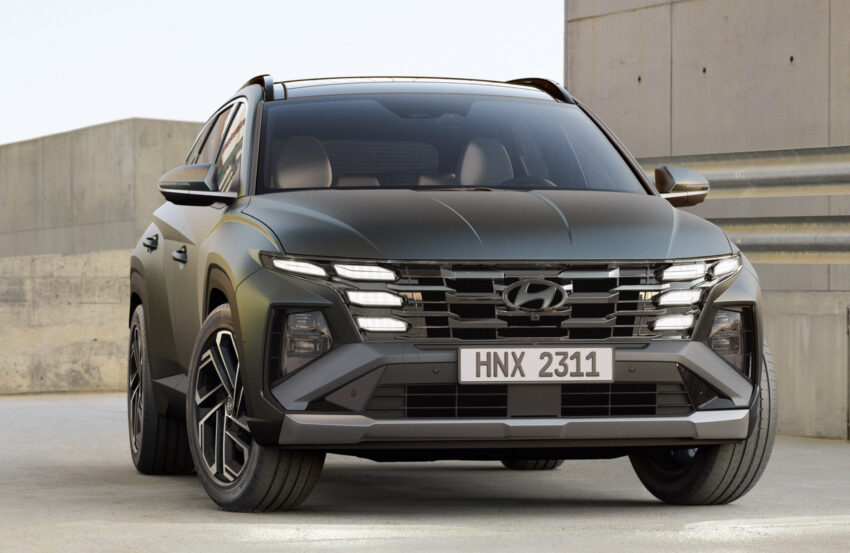 2024 Hyundai Tucson 小改款官图！明年初欧洲率先亮相 240521