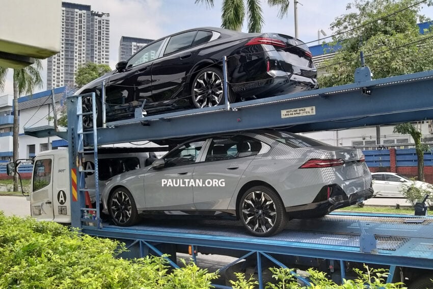 2024 BMW i5 G60E 现身本地运输罗里, 或明日PACE亮相 238449