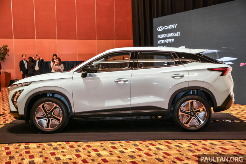Chery Omoda E5 纯电SUV本地预览, 201马力340扭力, 续航里程430公里, 30分钟充电至80%, 或在明年3月本地发表 241230