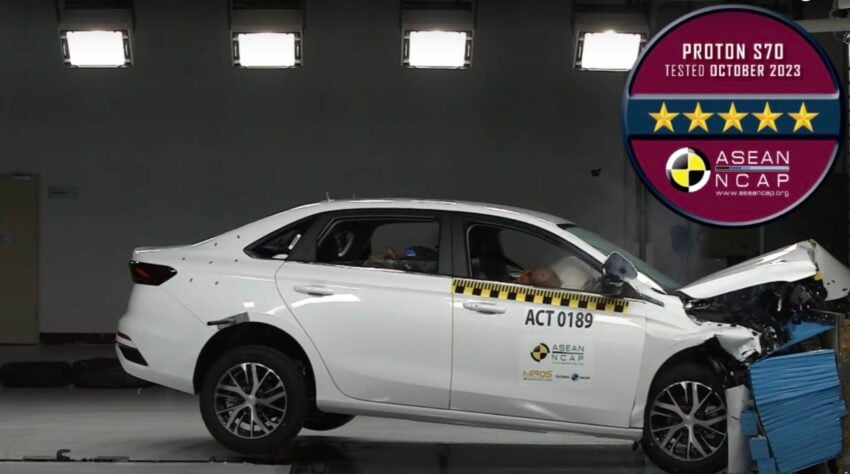 Proton S70 ASEAN NCAP 成绩出炉, 整体获得5颗星评价 241163