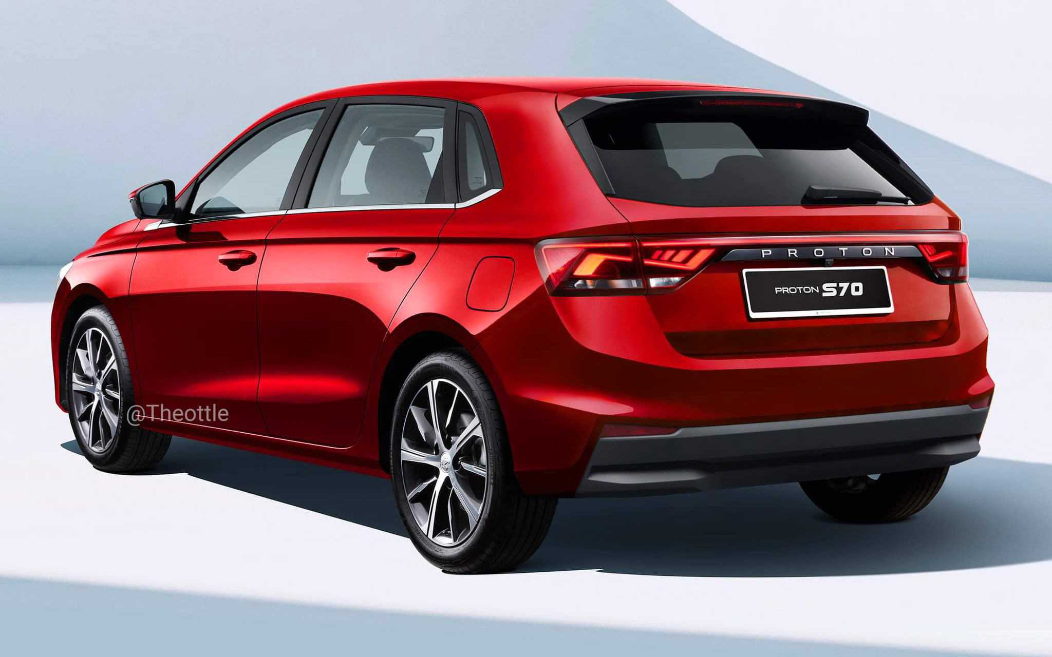 Proton S70 Hatchback 渲染图！Suprima S 的继任者？