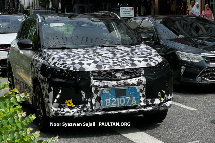 Proton X50 小改款更多测试谍照曝光, 确认为吉利缤越Cool左驾版车型, 采用全新内装设计, 应是测试与研发初期 238982