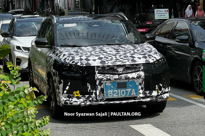 Proton X50 小改款更多测试谍照曝光, 确认为吉利缤越Cool左驾版车型, 采用全新内装设计, 应是测试与研发初期 238983