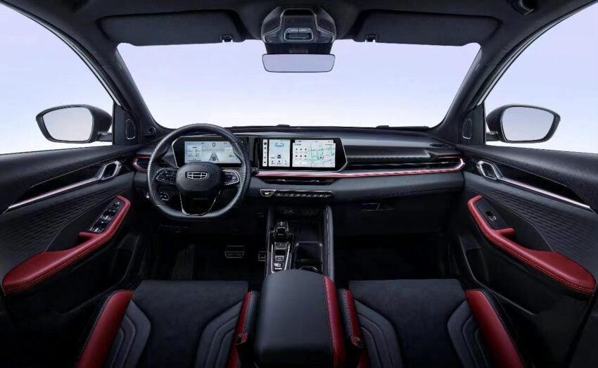 Proton X50 小改款更多测试谍照曝光, 确认为吉利缤越Cool左驾版车型, 采用全新内装设计, 应是测试与研发初期 238989