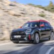 2024 MINI Countryman John Cooper Works 性能版大改款发布, 引擎经强化, 317匹马力, 5.4秒破百, 极速250km/h