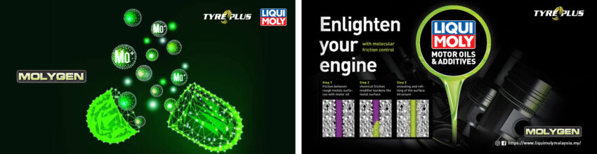 以 LIQUI MOLY 全新的 Molygen 系列润滑油保护您爱车的引擎, 如今已在全国 Tyreplus Malaysia 服务中心公开销售 241326