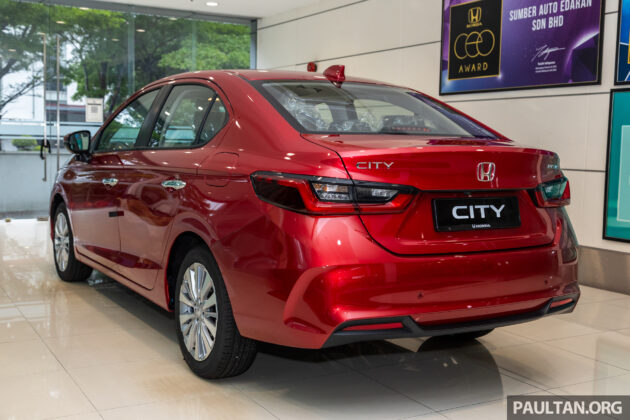 陈列室实拍: 2023 Honda City 1.5V 小改款, 售价9.5万令吉