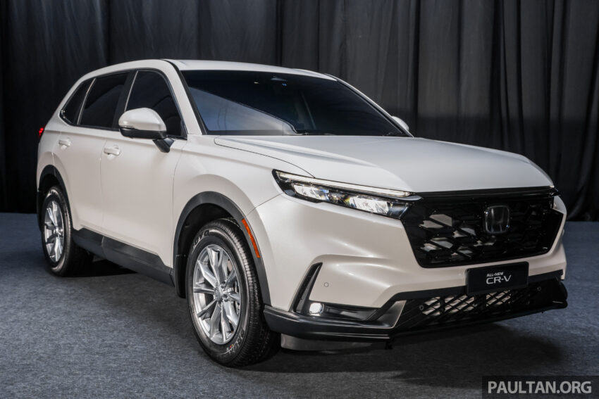 全新第六代 Honda CR-V 本地发布, 1.5T涡轮引擎或2.0 e:HEV油电系统, 有四驱版本可选, 价格从16万令吉起 242120