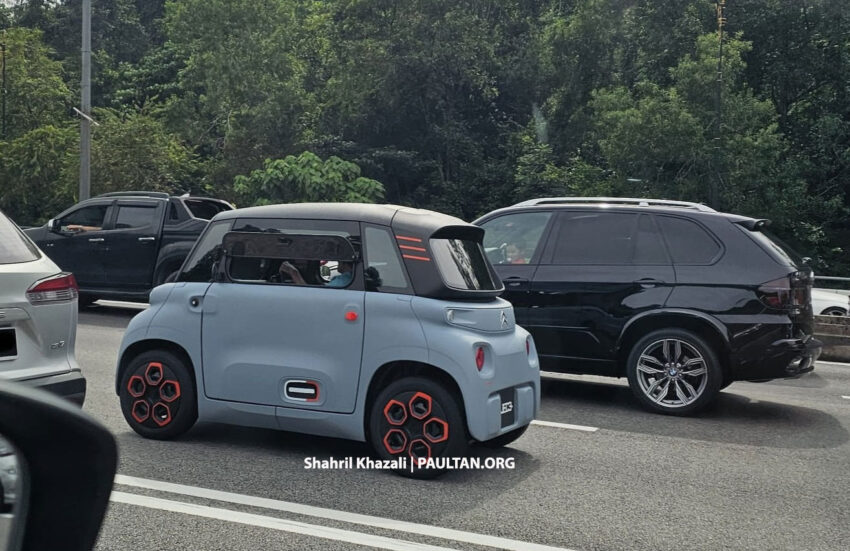 Citroen Ami EV现身闹市公路, 70公里续航, 极速45km/h 242050