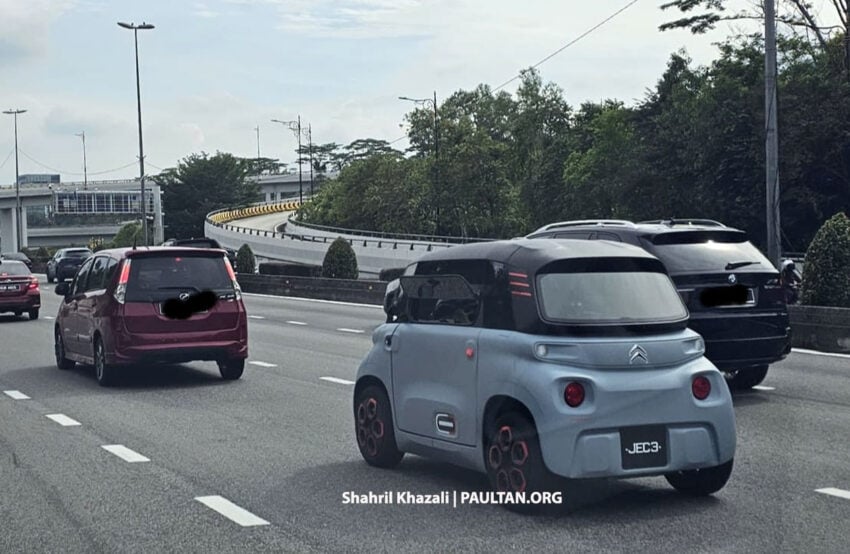 Citroen Ami EV现身闹市公路, 70公里续航, 极速45km/h 242051