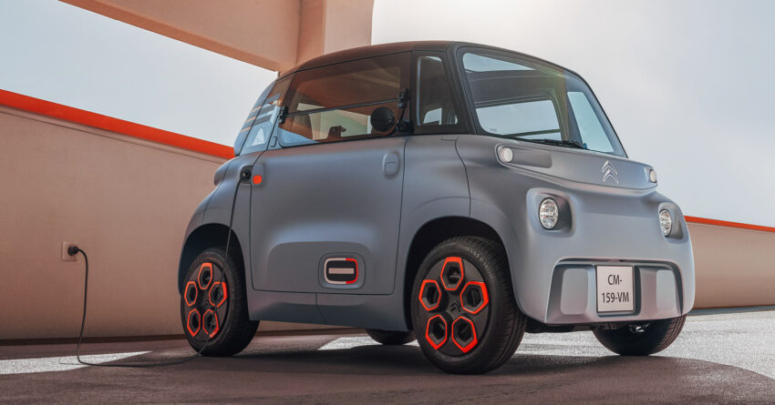 Citroen Ami EV现身闹市公路, 70公里续航, 极速45km/h 242030